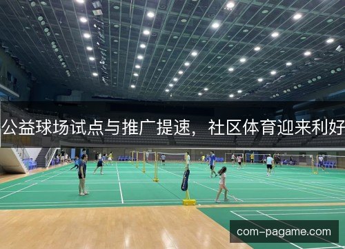 公益球场试点与推广提速，社区体育迎来利好